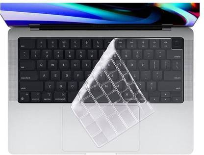 D & Y Ultra Thin Keyboard Cover for M1 Pro/M1 Max Chip MacBook Pro 14"/16"(2021) Model Number A2681/A2442/A2485 & M2 Chip MacBook Air 13.6" Inch (2022) Keyboard Skin