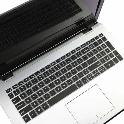 Saco Silicone Skin Keyboard Cover for - Black Dell G15 5510, 5515 15.6 inches Gaming Laptop Keyboard Skin