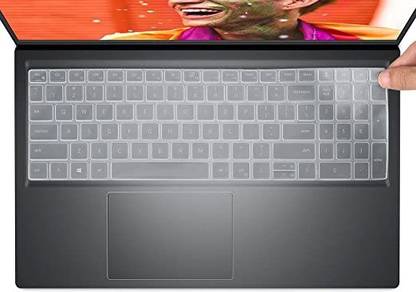 Saco Silicone Keyboard Skin Cover Compatible for Dell Inspiron 3515 15.6 Inch Laptop - launch year 2022 Keyboard Skin