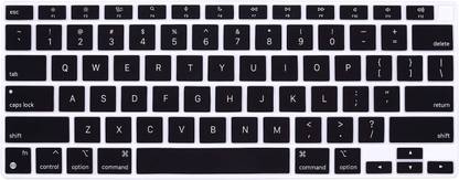 Saco Silicone Keyboard Skin Cover Compatible for Apple MacBook Air 13.3-inch Launch Year 2020 Keyboard Skin