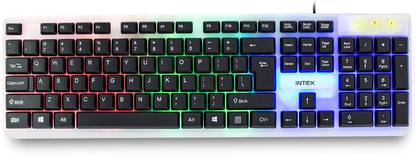 Intex IT-KBM331 Wired USB Standard Gaming Keyboard Compatible with Desktop, Laptop, Mac