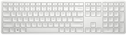 HP 970 Programmable Wireless Standard Desktop Keyboard Compatible with Desktop, Laptop, Mac