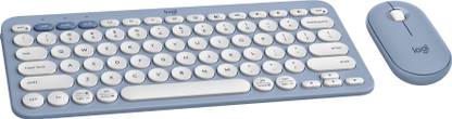 Logitech Pebble 2 Combo Bluetooth Standard Multi-device Keyboard Compatible with Desktop, Laptop, Mac multimedia_keys