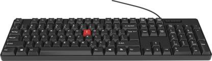 iball Snap USB Keyboard Wired USB Standard Desktop Keyboard Compatible with Desktop, Laptop, Mac NO,multimedia_keys,Snap USB Keyboard