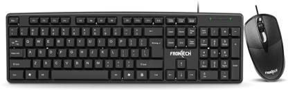 Frontech KB-0012 Wired USB Standard Desktop Keyboard Compatible with Desktop, Laptop, Mac