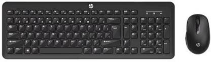 HP KM260 Wireless Mouse and Keyboard Combo Wireless Standard Desktop Keyboard Compatible with Desktop, Laptop, Mac