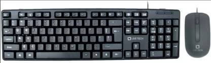 Live Tech Dcode Keybord Mouse combo Wired USB Standard Desktop Keyboard Compatible with Desktop, Laptop, Mac
