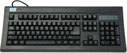 Tvs Electronics Gold XL Bharat Mechanical Cherry Key Switches Wired USB Standard Desktop Keyboard Compatible with Desktop, Laptop, Mac stand support,Gold XL USB Bharat Mechanical Wired Keyboard with Long Life 50 Million Keystrokes, Laser Etched Characters On Key Caps, Sculpted Keycap, Enabled Rupee Symbols, Dust-Proof Keystrokes