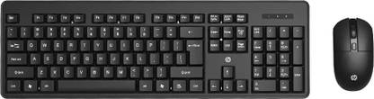 HP KM200 Wireless Standard Desktop Keyboard Compatible with Desktop, Laptop, Mac stand support,multimedia_keys