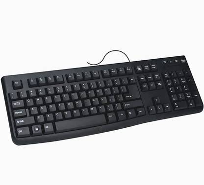 Tvs Electronics Champ Plus Keyboard Wired USB Standard Desktop Keyboard Compatible with Desktop, Laptop, Mac