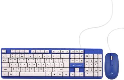 ZEBRONICS Zeb- Judwaa 541 Wired USB Standard Desktop Keyboard Compatible with Desktop, Laptop, Mac Easy to Use,Plug and Play,Quick, Comfy Durable body