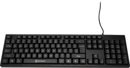 KITECH KB-021 Wired USB Standard Multi-device Keyboard Compatible with Desktop, Laptop, Mac Easy to Use,Plug and Play,Quick, Comfy Durable body