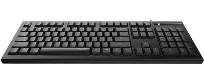 RAPOO NK2600/Spill-resistant Wired USB Standard Desktop Keyboard Compatible with Desktop, Laptop, Mac
