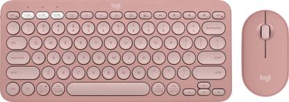 Logitech Pebble 2 Combo Bluetooth Standard Multi-device Keyboard Compatible with Desktop, Laptop, Mac Quiet & Portable, Logi Bolt, Easy-Switch for Windows/macOS/iPadOS/Chrome