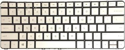 SOLUTIONS-365 COMPATIBLE HP SPECTRA 13-3000 WITH BACKLIT SILVER US Internal Laptop-size Gaming Keyboard Compatible with Desktop, Laptop, Mac