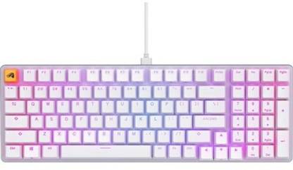 Glorious Gaming GLO-GMMK2-96-FOX-W Wired USB Standard Gaming Keyboard Compatible with Desktop, Laptop, Mac
