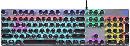 HP GK400Y Mechanical Gaming Keyboard Wired USB Standard Gaming Keyboard Compatible with Desktop, Laptop, Mac