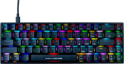 Cosmic Byte CB-GK-31 Artemis Per Key RGB Mechanical Red Switch Wired USB Laptop-size Gaming Keyboard Compatible with Desktop, Laptop, Mac
