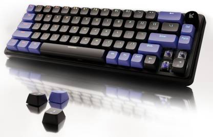 Kreo Hive 65% Compact Mechanical Gaming Keyboard Wired, Rgb & Multi OS Customizable Wired USB Laptop-size Gaming Keyboard Compatible with Desktop, Laptop