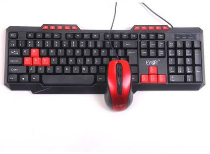 Eyot ET- 104/105 Wired USB Laptop-size Gaming Keyboard Compatible with Desktop, Laptop, Mac