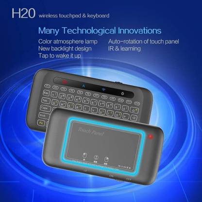 Etzin H20 Mini Wireless Keyboard(EPL-600KM-001) Wireless Handheld Gaming Keyboard Compatible with Desktop, Laptop, Mac multimedia_keys,H20 Mini Wireless Keyboard(EPL-600KM)
