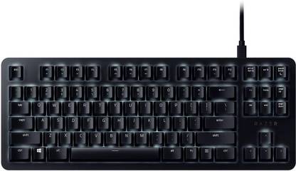 Razer Blackwidow Lite, Rz03-02640100-R3M1 - True White Led Backlighting Wired USB Standard Gaming Keyboard Compatible with Desktop, Laptop, Mac