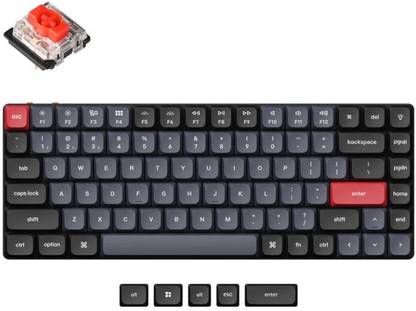 Keychron K3 Pro (Black) RGB (Hot-Swappable) Wireless Standard Gaming Keyboard Compatible with Desktop, Laptop, Mac