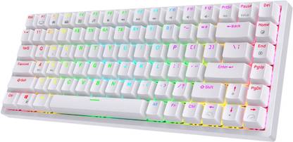 RK ROYAL KLUDGE RK84 Wireless Bluetooth, Wireless Laptop-size Gaming Keyboard Compatible with Desktop, Laptop, Mac RGB Backlit,stand support,Royal Kludge RK84 Wireless