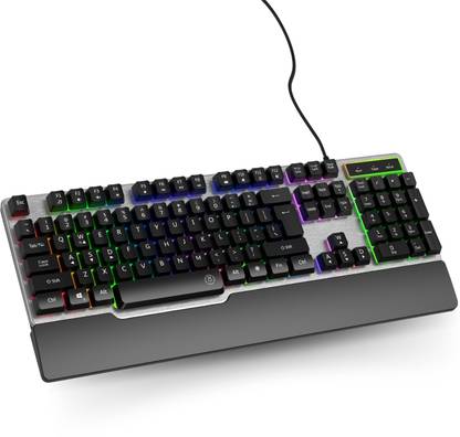 Dr luxur Ergofizz Wired USB Tenkeyless Gaming Keyboard Compatible with Desktop, Laptop, Mac
