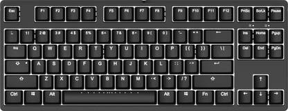 HELLO GANSS GS 87 C-D Bluetooth, Wired USB Tenkeyless Gaming Keyboard Compatible with Desktop, Laptop, Mac