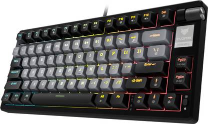 EVOFOX Ronin TKL RGB Mechanical Wired USB Tenkeyless Gaming Keyboard Compatible with Desktop, Laptop, Mac