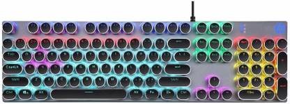 HP GK400Y Mechanical Wired USB Standard Gaming Keyboard Compatible with Desktop, Laptop, Mac Easy to Use,Plug and Play,Quick, Comfy Durable body