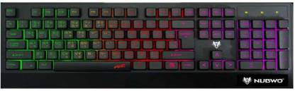 NUBWO Nk-19 Valoz Wired USB Standard Gaming Keyboard Compatible with Desktop, Laptop, Mac