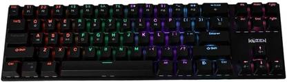 KOZEN Mechanical Gaming Keyboard | Rainbow Backlight & 70% Form Factor | 71 Keycaps Wired USB Handheld Gaming Keyboard Compatible with Desktop, Laptop, Mac