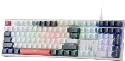 Redragon K668 RGB Gaming Keyboard, Wired USB Standard Gaming Keyboard Compatible with Desktop, Laptop, Mac