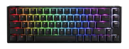 Ducky One 3 SF CLASSIC BLACK RGB Wired USB Laptop-size Gaming Keyboard Compatible with Desktop, Laptop, Mac