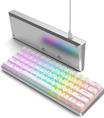 RK ROYAL KLUDGE RK61 Pro Wireless, Bluetooth, Wired USB Laptop-size Gaming Keyboard