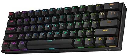 Redragon K530 Pro Draconic 60% RGB Wired USB Standard Gaming Keyboard Compatible with Desktop, Laptop, Mac