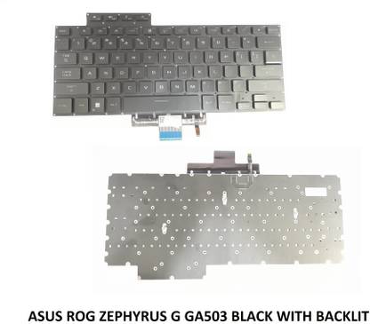 ROTECH SOLUTIONS KEYBOARD FOR ASUS ROG Zephyrus G GA503 BLACK WITH BACKLIT Internal Laptop-size Laptop Keyboard Compatible with Desktop, Laptop, Mac ASUS ROG Zephyrus G GA503 BLACK WITH BACKLIT