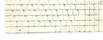 SOLUTIONS-365 ACER E5-522 WITHOUT BACKLIT WHITE US Internal Laptop-size Laptop Keyboard Compatible with Desktop, Laptop, Mac