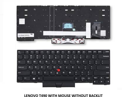 ROTECH SOLUTIONS COMPATIBLE T490 KEYBOARD FOR Lenovo Thinkpad T490s T495 WITH MOUSE Internal Laptop-size Laptop Keyboard