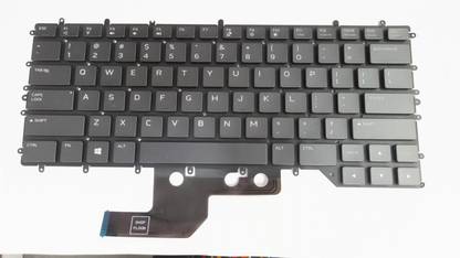 SOLUTIONS-365 COMPATIBLE FOR DELL Alienware M15 R2 2019 BLACK WITH BACKLIT Internal Laptop-size Laptop Keyboard