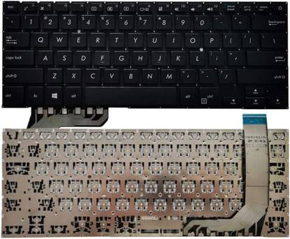 SOLUTIONS-365 COMPATIBLE LAPTOP KEYBOARD FOR Asus X407 WITHOUT BACKLIT BLACK US Internal Laptop-size Laptop Keyboard Compatible with Desktop, Laptop, Mac