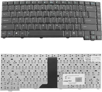SOLUTIONS-365 ASUS F3/F2 WITHOUT BACKLIT BLACK US Internal Laptop-size Laptop Keyboard Compatible with Desktop, Laptop, Mac