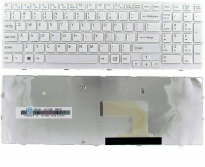 TECHCLONE Laptop Keyboard Replacement Sony Vaio VPC-EL VPCEL EL Series Part No. 148968711 Internal Laptop-size Laptop Keyboard Compatible with Desktop, Laptop, Mac