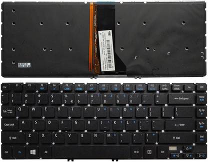 TECHCLONE ACER ASPIRE R7-572, R7-572G SERIES, 9Z.N9LBC.A1D Internal Laptop-size Laptop Keyboard Compatible with Desktop, Laptop, Mac