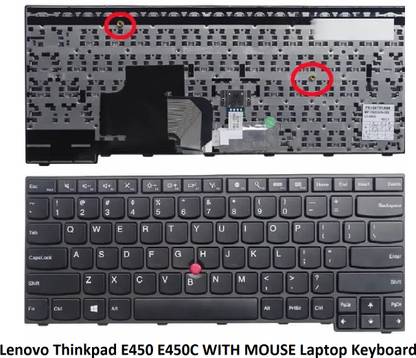 ROTECH SOLUTIONS COMPATIBLE KEYBOARD FOR Lenovo Thinkpad E450 E450C WITH MOUSE Internal Laptop-size Laptop Keyboard Compatible with Desktop, Laptop, Mac Lenovo Thinkpad E450 E450C WITH MOUSE LAPTOP KEYBOARD