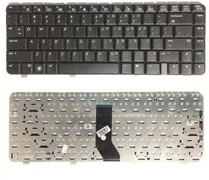 SOLUTIONS-365 COMPATIBLE HP DV2000 WITHOUT BACKLIT BLACK US Internal Laptop-size Laptop Keyboard Compatible with Desktop, Laptop, Mac