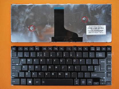 TECHCLONE Laptop Keyboard Replacement TOSHIBA SATELLITE L40-A, L40D-A, L40T-A, L40DT-A Internal Laptop-size Laptop Keyboard Compatible with Desktop, Laptop, Mac