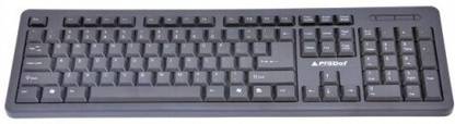 PRODOT 207S Wired USB Standard Laptop Keyboard Compatible with Desktop, Laptop, Mac